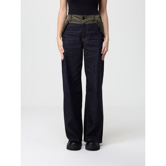 Sacai Jeans Woman Blue